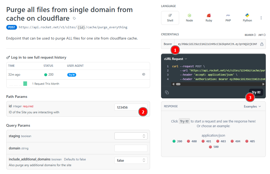 How to use the Rocket.net API – Rocket.net Help Center